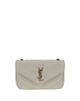 Saint Laurent Lou Lou Shoulder Bag - White