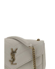Saint Laurent Lou Lou Shoulder Bag - White