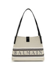 Balmain Canvas Shoulder Bag