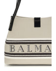 Balmain Canvas Shoulder Bag