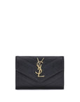 Saint Laurent Cassandre Matelassé Small Envelope Wallet
