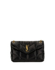 Saint Laurent LouLou Puffer Small Shoulder Bag - Black