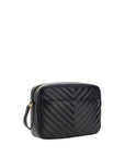 Saint Laurent LouLou Black Leather Shoulder Bag