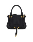 Chloé Marcie Black Leather Shoulder Bag