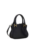 Chloé Marcie Black Leather Shoulder Bag