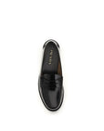 Prada Black Leather Loafers