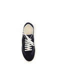 Prada Deep Blue Suede Leather Low Top Sneakers