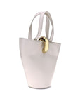 Jacquemus La Bambola Cream/Beige Leather Shoulder Bag
