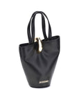 Jacquemus La Bambola Black Leather Shoulder Bag