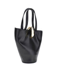 Jacquemus La Bambola Black Leather Shoulder Bag