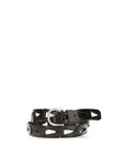 P.A.R.O.S.H. Woven Leather Belt - Black