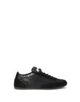 Jimmy Choo Black Sunny Floral Lace Low Top Sneakers