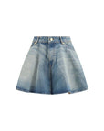 Ganni A-Line Mini Denim Skirt