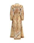 Zimmermann Wanderlust Linen Long Dress