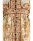 Zimmermann Wanderlust Linen Long Dress
