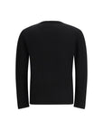 Prada Virgin Wool Zip Pocket Sweater - Black