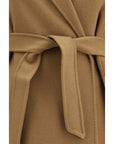 Max Mara Aceri Long Cashmere Coat - Bronze Beige