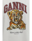 Ganni Logo T-Shirt - White