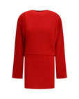 Jacquemus La Robe Mistral Red Mini Dress