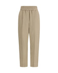 Brunello Cucinelli Beige Tapered Pants
