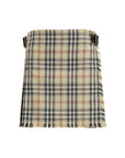 Burberry Checkered Wool Mini Skirt