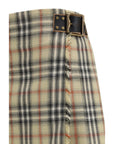 Burberry Checkered Wool Mini Skirt
