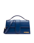 Jacquemus Navy Blue Leather Le Grand Bambino Handbag