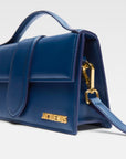 Jacquemus Navy Blue Leather Le Grand Bambino Handbag