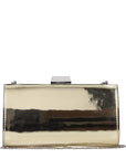 Jimmy Choo Zahra Gold Leather Clutch Bag