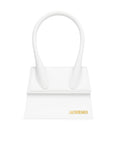 Jacquemus Le Chiquito Moyen White Leather Handbag