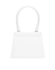 Jacquemus Le Chiquito Moyen White Leather Handbag