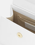Jacquemus Le Chiquito Moyen White Leather Handbag