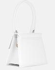 Jacquemus Le Chiquito Moyen White Leather Handbag