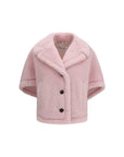 Max Mara Corvino Plush Teddy Coat - Pink