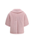 Max Mara Corvino Plush Teddy Coat - Pink