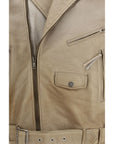 Golden Goose The Journey Leather Biker Jacket