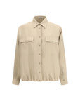 Brunello Cucinelli Cool Beige Blouse