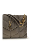 Saint Laurent Medium Loulou Puffer Shoulder Bag - Gray/Grey