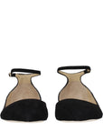 Jimmy Choo Leona Black Leather Ballet Flats