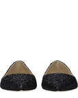 Jimmy Choo Alina Black Pointed Toe Ballet Flats