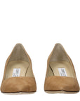 Jimmy Choo Aurora Bronze/Brown Leather Heel Pumps