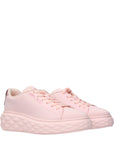 Jimmy Choo Diamond Platform Pink Low Top Sneakers