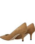Jimmy Choo Aurora Bronze/Brown Leather Heel Pumps