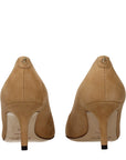 Jimmy Choo Aurora Bronze/Brown Leather Heel Pumps