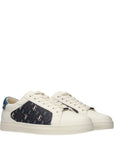 Jimmy Choo Rome Beige Leather Low Top Sneakers