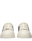 Jimmy Choo Rome Beige Leather Low Top Sneakers