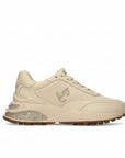 Jimmy Choo Memphis Beige Low Top Sneakers