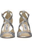 Jimmy Choo Emily 85 Stiletto Heels Silver