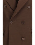 P.A.R.O.S.H. Double-Breasted Blazer - Brown