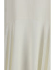 P.A.R.O.S.H. Sleeveless Midi Dress - White